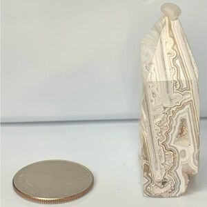 Crazy Lace Agate Crystal Tower